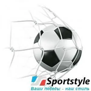 Спортивная сетка узловая для футбольных ворот 2*5м, d=2.5 мм