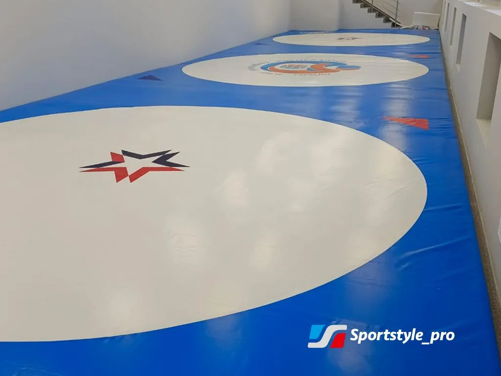 Покрытие борцовское Borba-4 для ковра 10*10м двухцветное