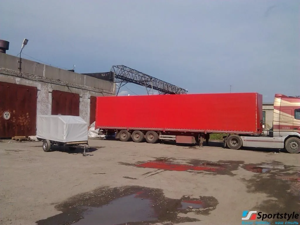 Тент на полуприцеп 13,6*2,45*3м для Мега фуры