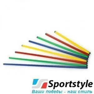 Палочка гимнастическая пластмассовая, ⌀ 25 мм, L=800 мм, 10 шт. в упаковке