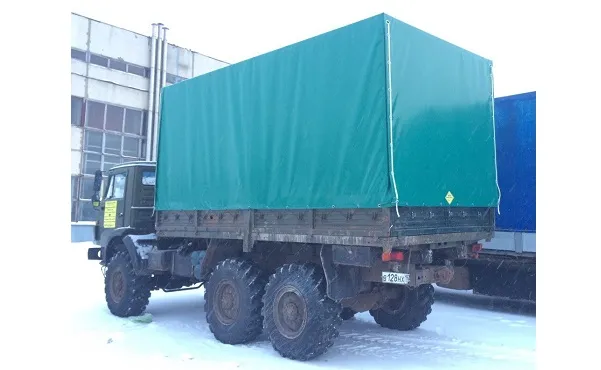 Тент на КамАЗ_как починить