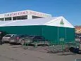 Тентовый ангар 12х12м гаражного вида всесезонный SportStyle