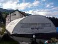Тентовый ангар 25х10м арочный всесезонный SportStyle