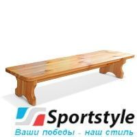 Скамейка гимнастическая деревянная, L=300 см Скамейка гимнастическая деревянная, L=300 см