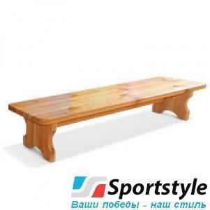 Скамейка гимнастическая деревянная, L=140 см
