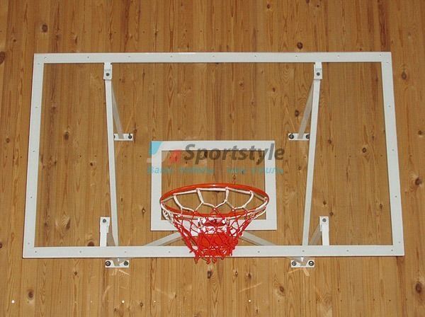 Щит баскетбольный игровой, 1800×1050 мм, толщиной 10 мм, оргстекло ЩБ3
