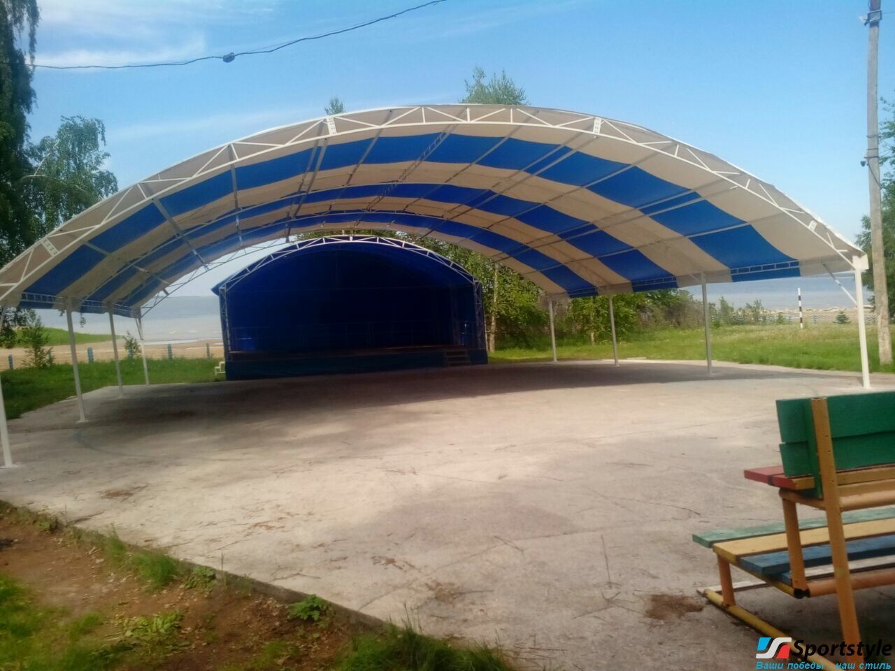 Сцена разборная 10*6м без помоста