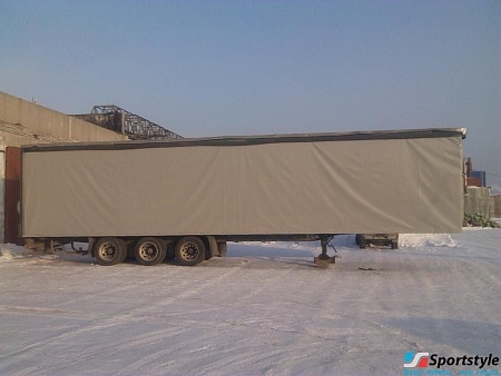 Тент на полуприцеп 13,6*2,45*2,45м для Еврофуры Тент на полуприцеп 13,6*2,45*2,45м для Еврофуры