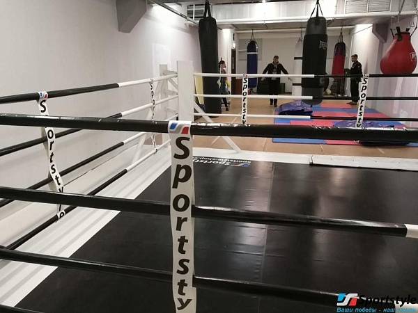 Ринг боксерский 6х6м купить напольный с упорами РНУ2 Ринг боксерский 6х6м купить напольный с упорами РНУ2