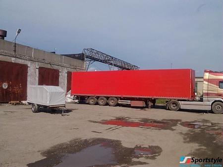 Тент на полуприцеп 13,6*2,45*3м для Мега фуры Тент на полуприцеп 13,6*2,45*3м для Мега фуры