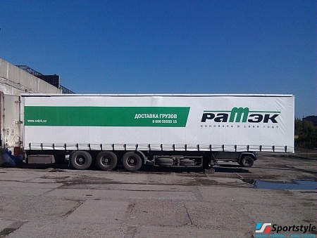 Тент на полуприцеп 13,6*2,45*2,70м для Еврофуры Тент на полуприцеп 13,6*2,45*2,70м для Еврофуры