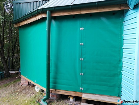 Уличные шторы для беседок и веранд из ткани ПВХ SportStyle Уличные шторы для беседок и веранд из ткани ПВХ SportStyle