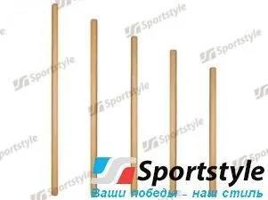 Палочка гимнастическая деревянная, ⌀ 25 мм, L=1200 мм, 10 шт. в упаковке