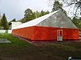 Тентовый ангар 20х15м гаражного вида SportStyle