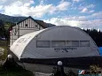 Тентовый ангар 25х10м арочный всесезонный SportStyle