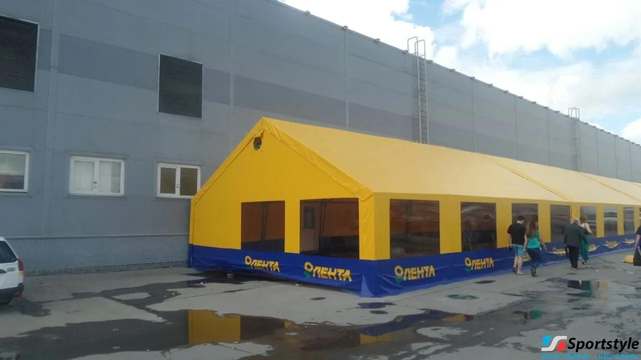 Тентовый ангар 15х10м гаражного вида SportStyle