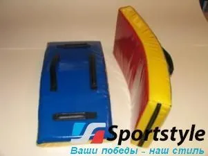 Изогнутый боксерский щит из ПВХ, 75×40×10 см